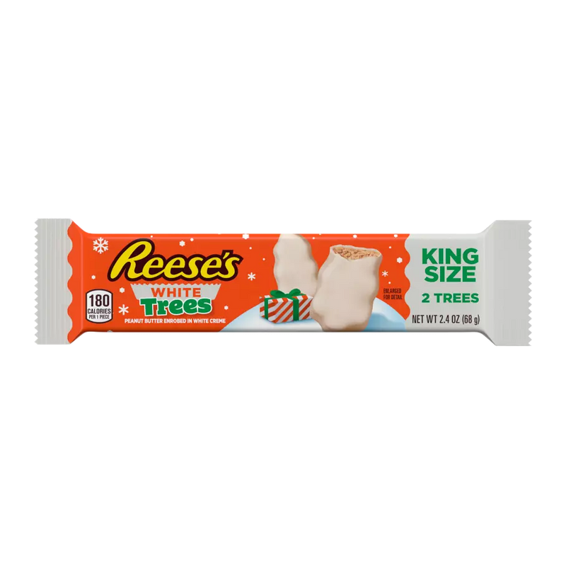 Reeses King Size White Chocolate Peanut Butter Trees - 24 Count