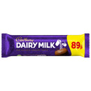 Cadbury Dairy Milk Chocolate Bar PMP 89p - 48 Count