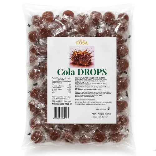 Eosa Cola Drops Hard Boiled Candy - 1kg