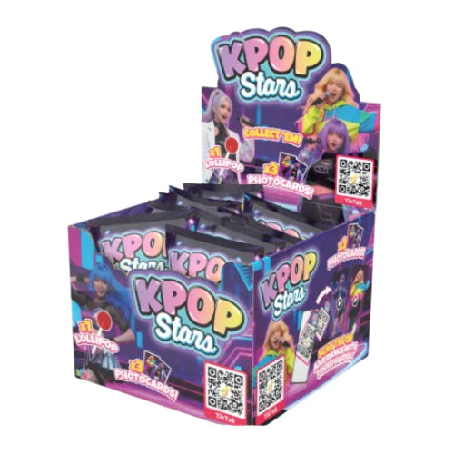 K-POP Lollipop & Photocards - 24 Count
