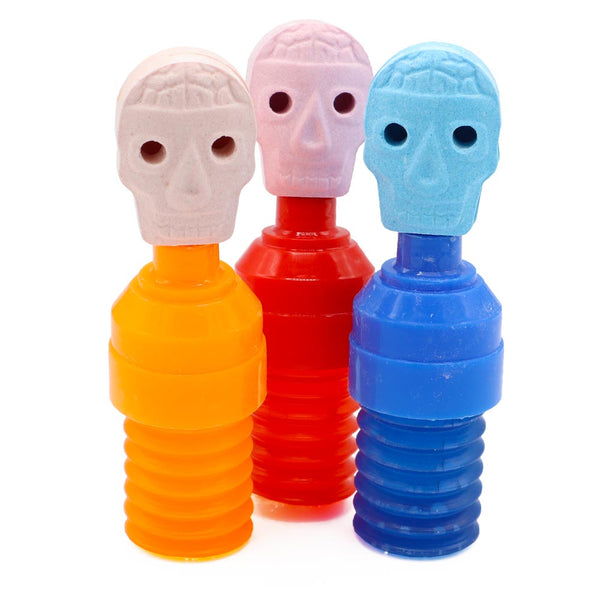 Crazy Candy Factory Skull Suckers 40g - 12 Count