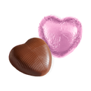 Whitakers Pink Foiled Chocolate Hearts