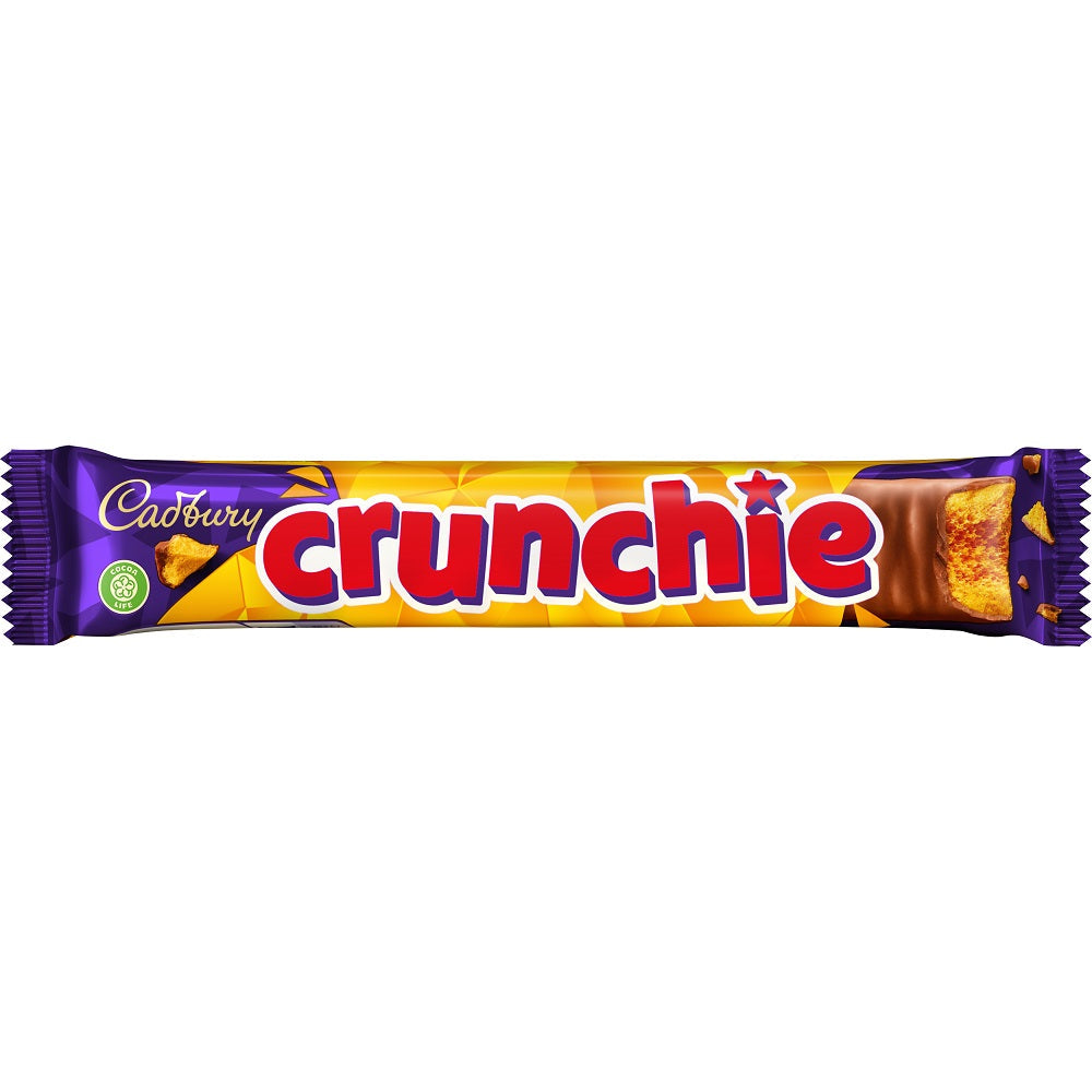 Cadbury Crunchie Chocolate Bar - 48 Count