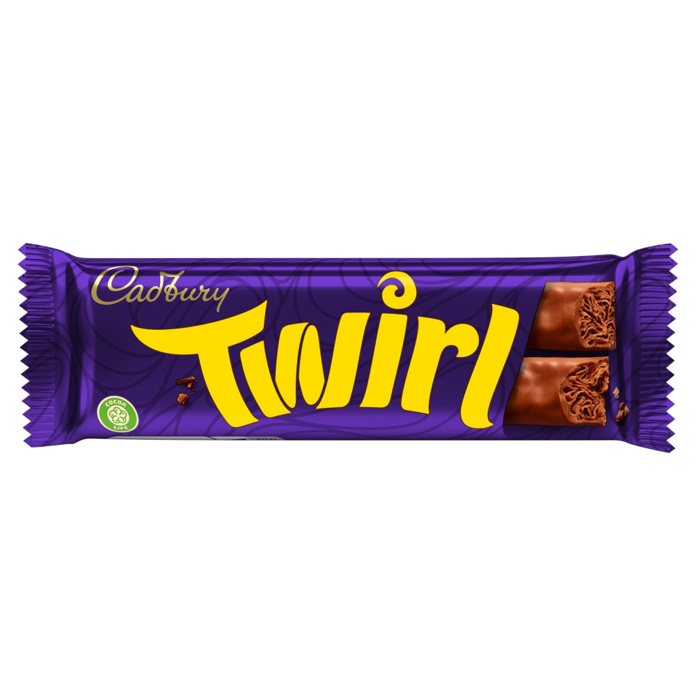 Cadbury Twirl Chocolate Bar 43g - 48 Count