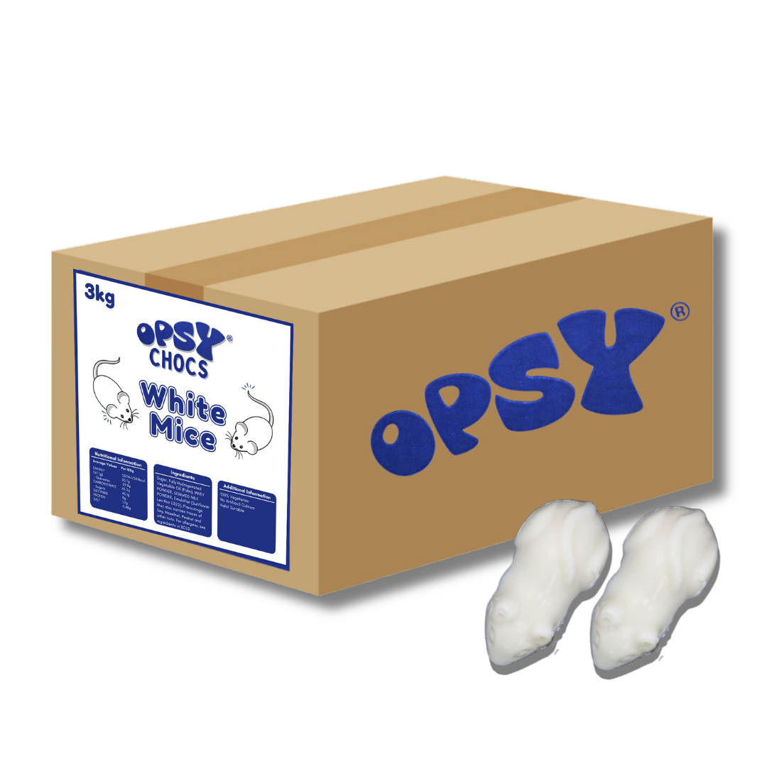 Opsy Chocolate Candy White Mice - 3kg