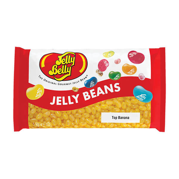 Top Banana Jelly Belly Beans - 1kg Bulk Bag