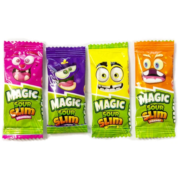 Yummys Magic Slim Sour Fruit Candy Chewies - 1kg