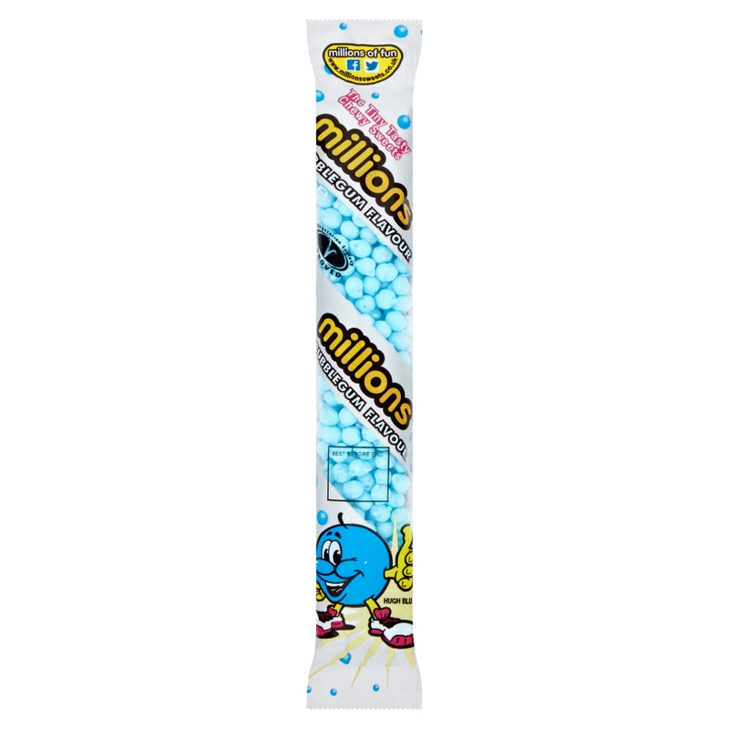 Millions Bubblegum Tubes - 12 Count