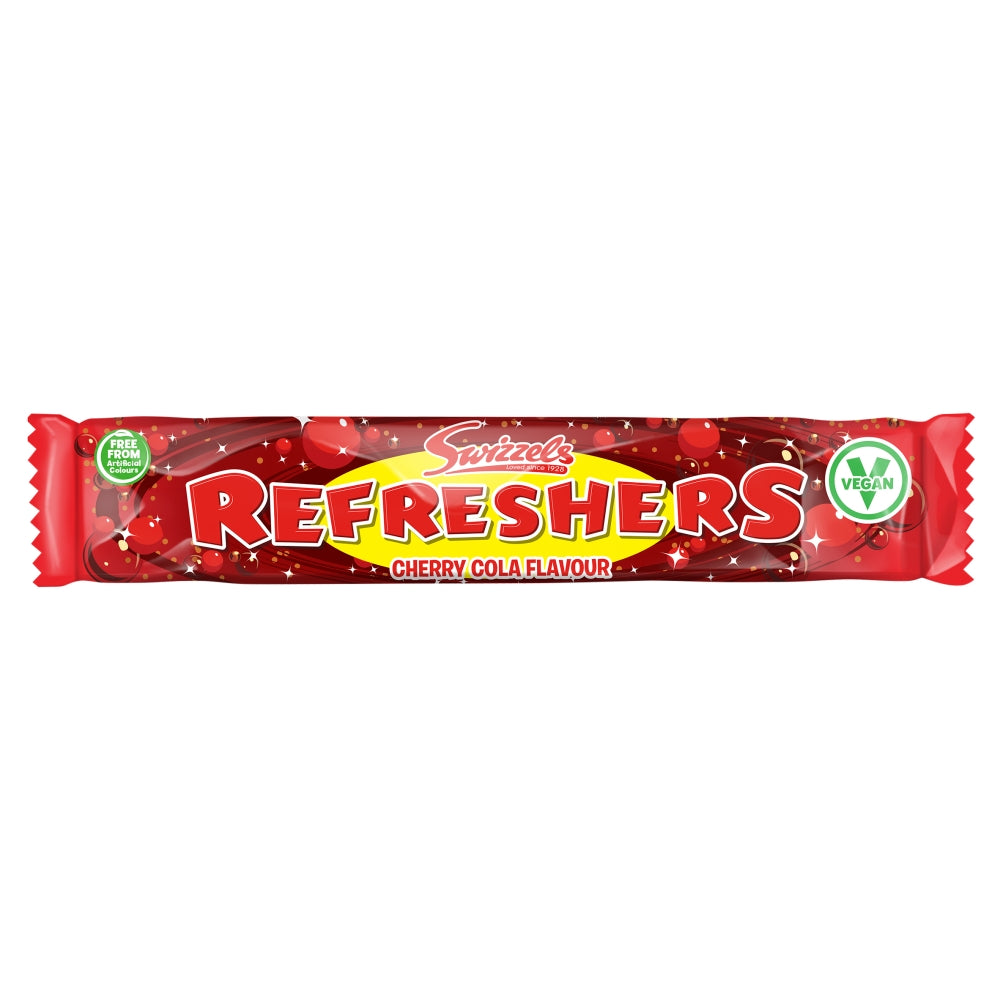 Swizzels Cherry Cola Refreshers Chew Bar 60 Count