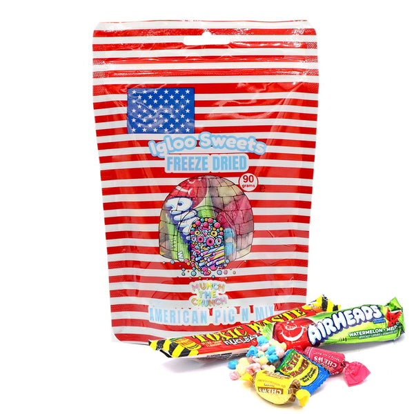Igloo Sweets Freeze Dried American Candy Pick N Mix 90g - 10 Count