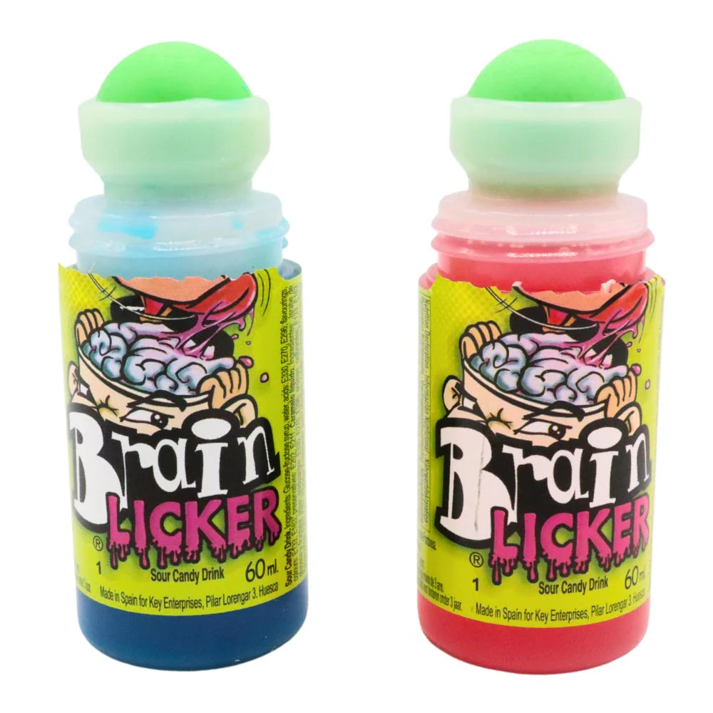 Hannahs Brain Licker Blue Raspberry & Sour Strawberry 60ml - 12 Count