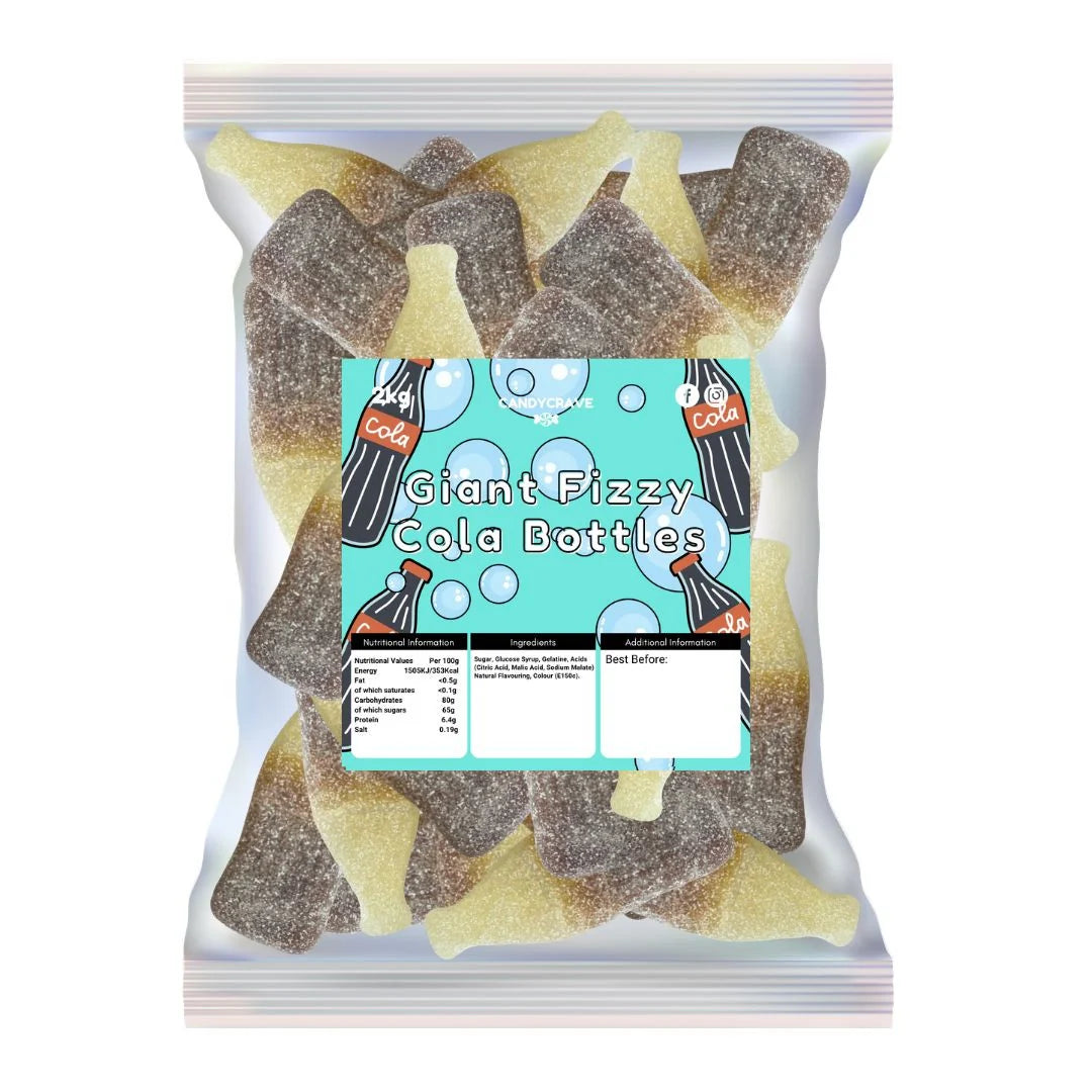 Candycrave Giant Fizzy Cola Bottles - 2kg