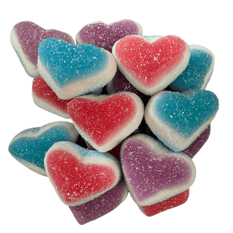Haribo Fizzy Foam Love Hearts - 1kg