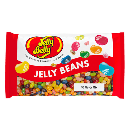 50 Flavour Jelly Belly Beans - 1kg Bulk Bag