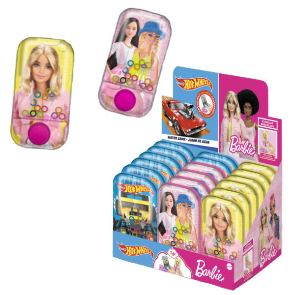 Hot Wheels & Barbie Water Game 3g - 18 Count