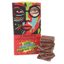 Le Professeur Sour Raspberry Popping Candy Chocolate 90g - 12 Count