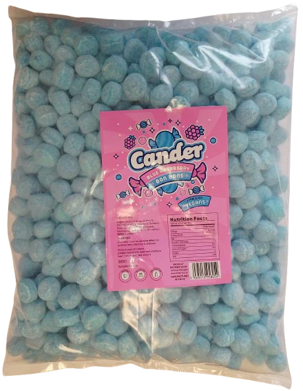 Cander Halal Blue Raspberry Vegan Bonbons - 3kg