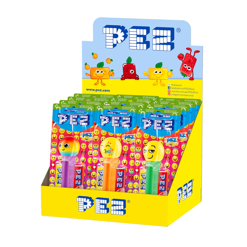Pez Emojis 1+2 Dispensers - 12 Count