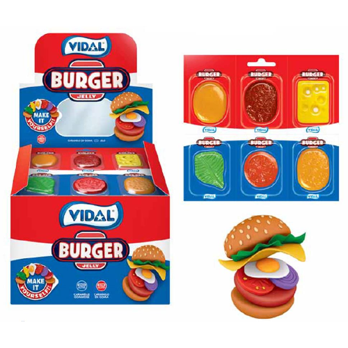 Vidal Jelly Burger - 11 Count