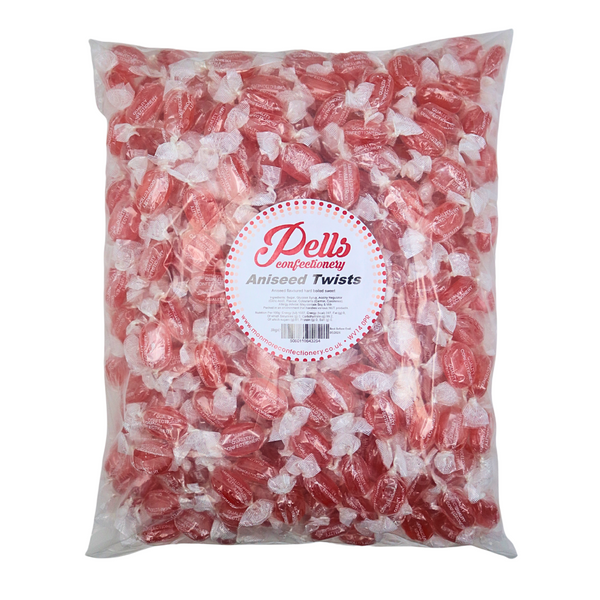 Pells Wrapped Aniseed Twists - 3kg