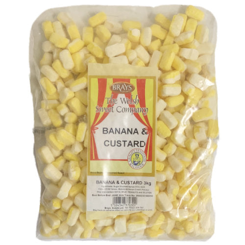 Brays Banana & Custard Un-Wrapped - 2.75kg