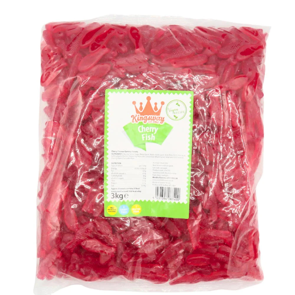 Kingsway Vegan Cherry Fish - 3kg