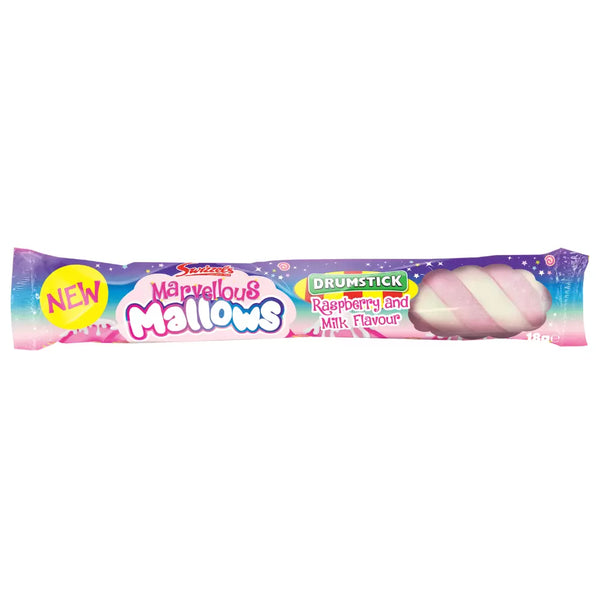 Swizzels Marvellous Mallows Drumstick Marshmallow 18g - 39 Count