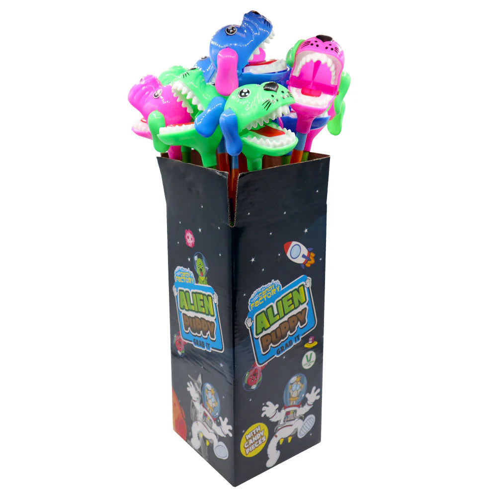 Crazy Candy Factory Alien Puppy Grabbers 5g - 12 Count