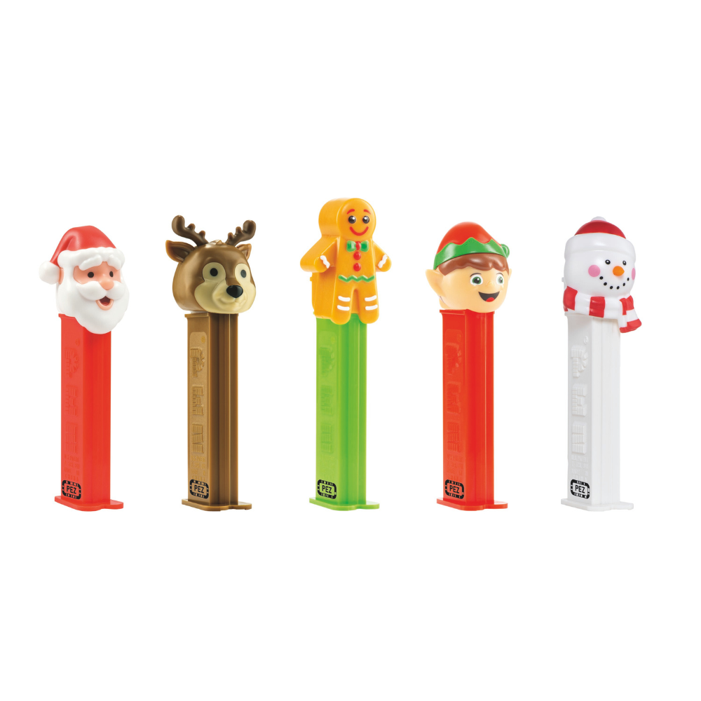 Pez Christmas Winter Stars 1+2 Dispensers - 12 Count