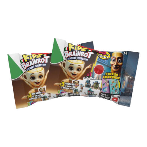 Brain Rot Lollipop & Stickers - 24 Count