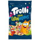 Trolli Sour Glow Worms Bags 100g - 24 Count
