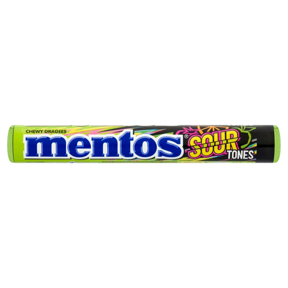 Mentos Sour Tones Chewy Dragees - 40 Count