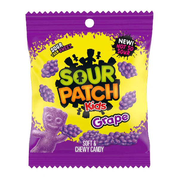 Sour Patch Kids Grape Peg Bag 102g - 12 Count