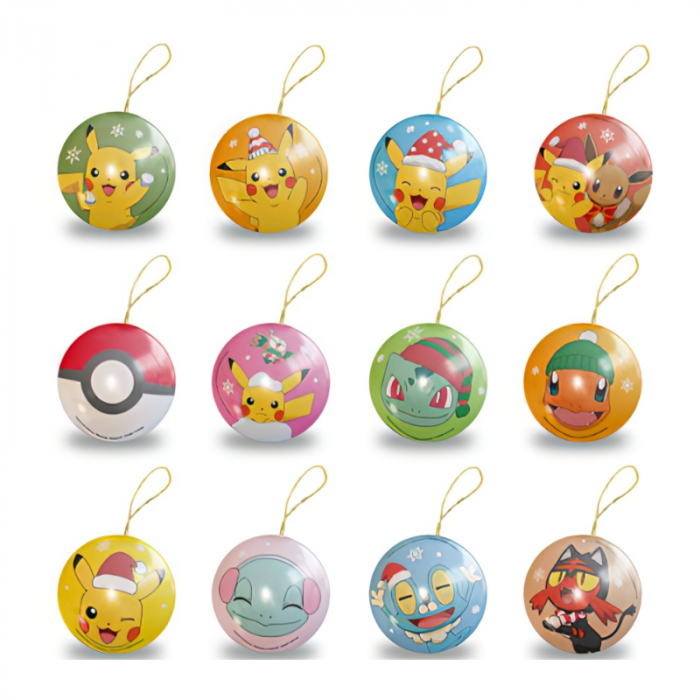 Christmas Pokemon Jelly Beans Baubles 5g - 12 Count