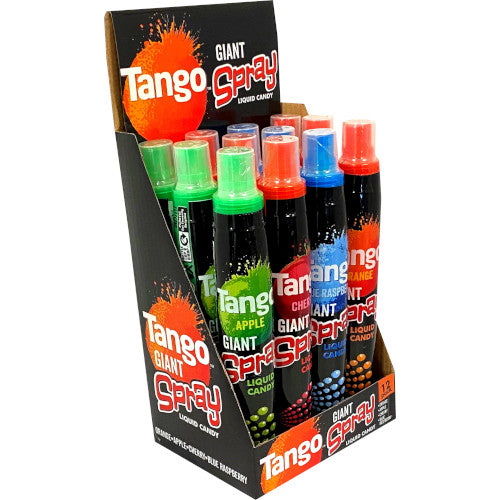 King Tango Assorted Spray Candy - 12 Count