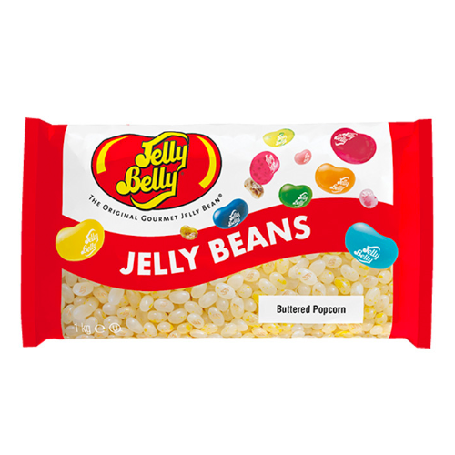 Buttered Popcorn Jelly Belly Beans - 1kg Bulk Bag