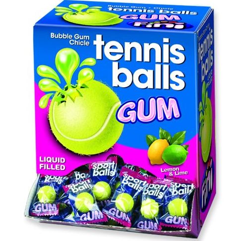 Fini Tennis Ball Bubblegum - 200 Count