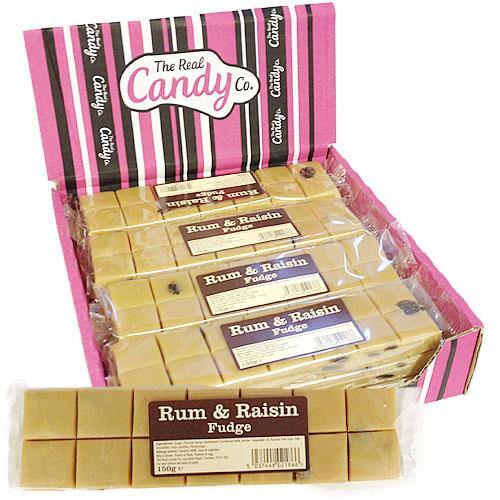Candy Co Rum & Raisin Fudge - 16 Count