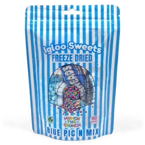 *DELISTED* Igloo Sweets Freeze Dried Blue Candy Pick N Mix 90g - 10 Count