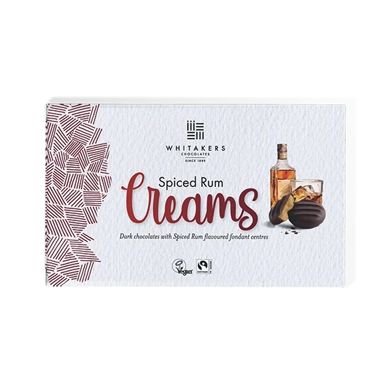 Whitakers Spiced Rum Creams 150g - 14 Count