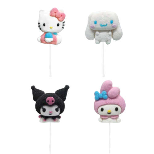 Hello Kitty Candy Marshmallow Pops 45g - 12 Count