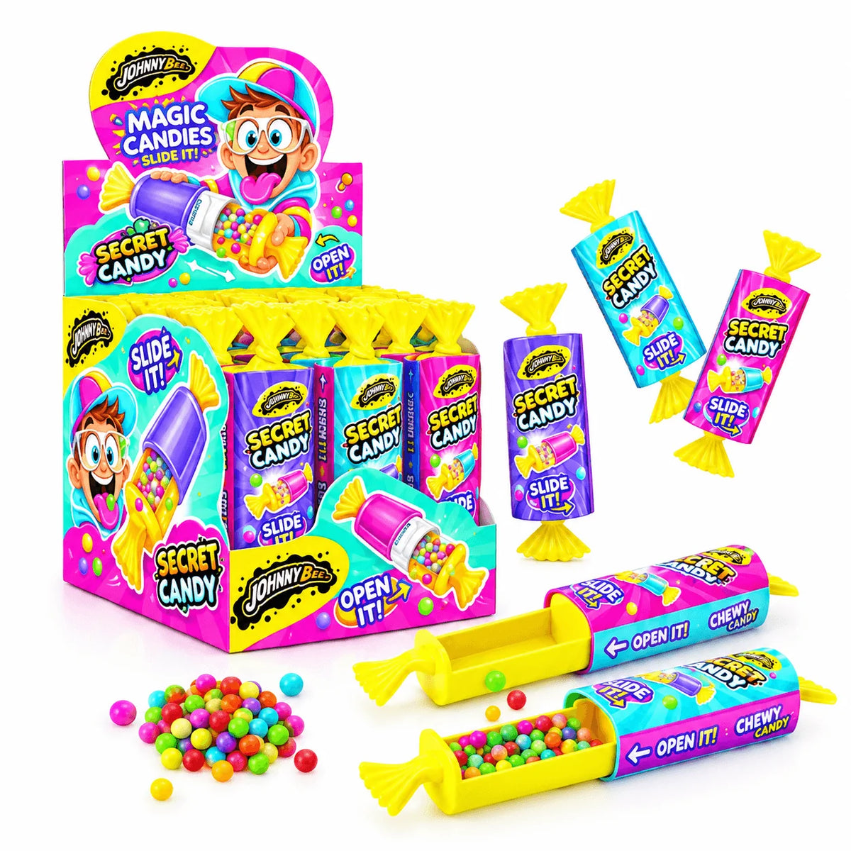 Johnny Bee Secret Candy - 12 Count