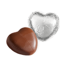 Whitakers Silver Foiled Chocolate Hearts - 1kg