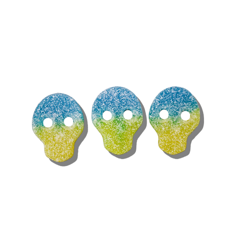 Candycrave Vegan Fizzy Peach & Lemon Skulls - 2kg