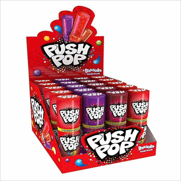 Bazooka Candy Push Pops - 20 Count