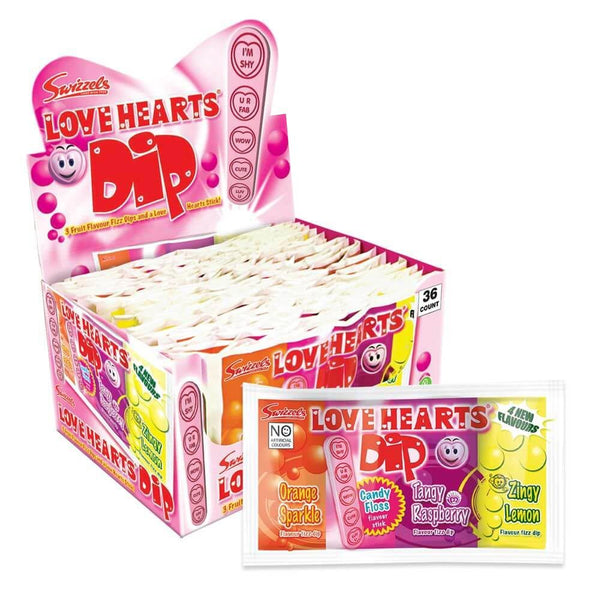 Love Hearts Dip - 36 Count