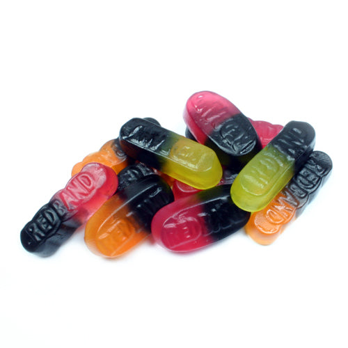 Red Band Liquorice Fruit Duos - 1kg