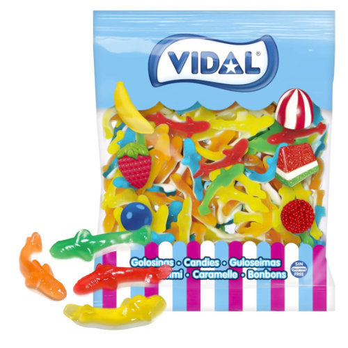 Vidal Jelly Assorted Sharks - 1kg