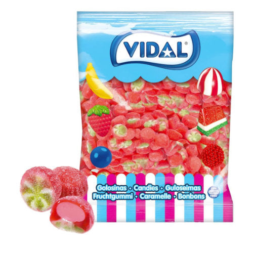 Vidal Jelly Watermelon Twist Tarts - 250 Count Bulk Bag