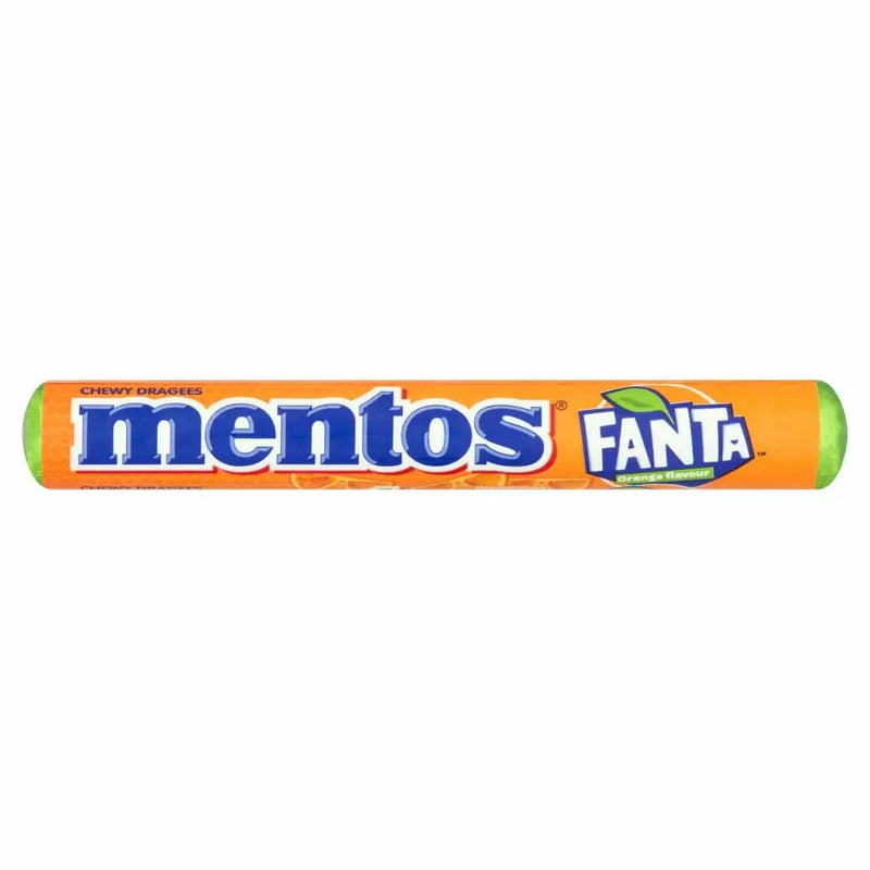Mentos Fanta Orange Chewy Dragees - 40 Count